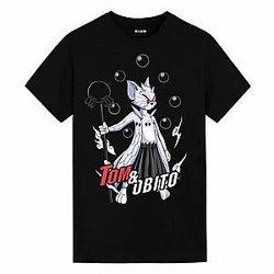 Obito Uchiha Tom T-Shirt Tom and Jerry Japanese Anime T Shirts WS2302
