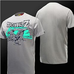 Qualität Dragon Ball Z T-shirt DBZ Grau XXXL Tees für Herren Boy WS2302