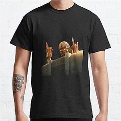 Colossal Titan Attack on Titans (SnK) Funny Design Classic T-Shirt Offical Store RB0812