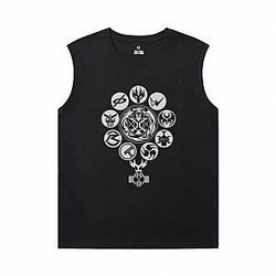 Masked Rider Men'S Sleeveless Muscle T Shirts Vintage Anime T-Shirt WS2302