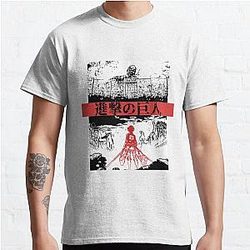 Attack on Titan Season 1 Poster design Classic T-Shirt Offical Store RB0812