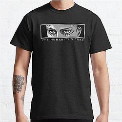 Attack on Titan - Eren Yeager (It's Humanity's Turn) Classic T-Shirt Offical Store RB0812