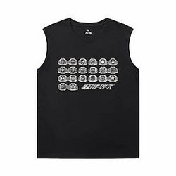 Masked Rider Sleeveless T Shirts Men'S For Gym Anime T-Shirts WS2302