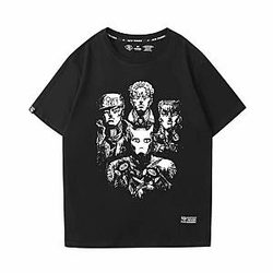 JoJo's Bizarre Adventure T-Shirts Vintage Anime Kujo Jotaro Tshirt WS2302