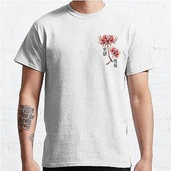 Red spider Lilly kanji Tokyo ghoul Classic T-Shirt Offical Store RB0812