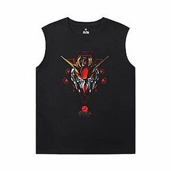 Gundam Tee Vintage Anime Sleeveless Cotton T Shirts WS2302
