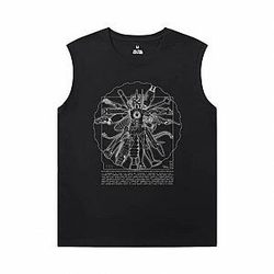 Gundam T-Shirts Anime Sleeveless Tee Shirts Mens WS2302