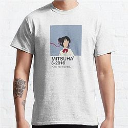 Mitsuha Miyamizu - Your name | Kimi no na wa. Classic T-Shirt Offical Store RB0812