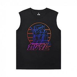 Anime Shirts Gundam Sleeveless Tshirt WS2302