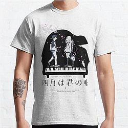 Shigatsu wa Kimi no Uso Classic T-Shirt Offical Store RB0812