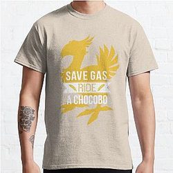 Save Gas Ride a Chocobo Classic T-Shirt Offical Store RB0812