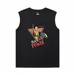 Japanisch Anime Tshirts One Punch Man Rundhalsausschnitt Ärmellos T-Shirt WS2302