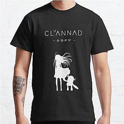 CLANNAD - Girl &amp; Robot (White Edition) Classic T-Shirt Offical Store RB0812