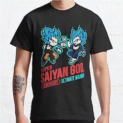 8-bit Super Saiyans Classic T-Shirt Offical Store RB0812