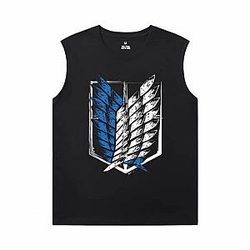 Hot Topic Anime Tshirts Attack auf Titan Printed Sleeveless T Shirts für Herren WS2302
