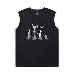 Cool Tshirt Rick and Morty Black Sleeveless T Shirt WS2302