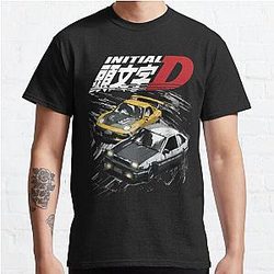 Mountain Drift Racing Initial D Tandems AE86 vs FD rx-7 Classic T-Shirt Offical Store RB0812