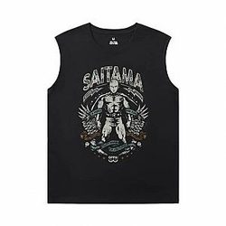 Japanese Anime Shirts One Punch Man Sleeveless Crew Neck T Shirt WS2302