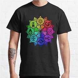 Digimon Crests Mandala  Classic T-Shirt Offical Store RB0812