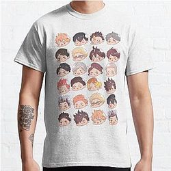 Haikyuu chibi heads Classic T-Shirt Offical Store RB0812