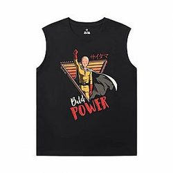 One Punch Man Sleeveless Round Neck T Shirt Hot Topic Anime Tee WS2302