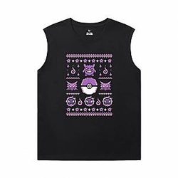 Pokemon T-Shirts Hot Topic Gengar Men Sleeveless Tshirt WS2302