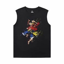 Quality Shirts Anime One Piece Sleeveless Shirts Mens WS2302
