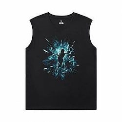 Anime One Piece Tee Shirt Cool Sleeveless T Shirts Men'S For Gym WS2302
