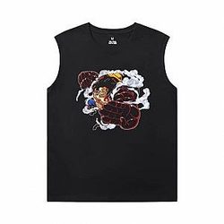 Cool Tshirt Anime One Piece Men'S Sleeveless Graphic T Shirts WS2302