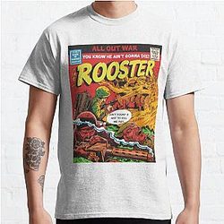 Alice In Chains - Rooster Parody Comic Book Art Classic T-Shirt Offical Store RB0812