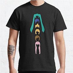 Vocaloid Heads (black) Classic T-Shirt Offical Store RB0812