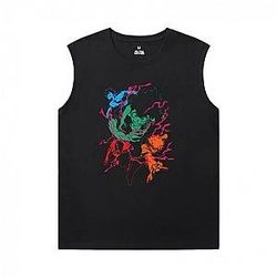 Cotton Tshirts Japanese Anime My Hero Academia Sleeveless Tshirt WS2302