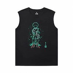 Japanisch Anime My Hero Academia Günstige Herren Ärmellos T Shirts Qualität Tee Shirt WS2302