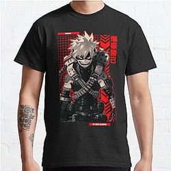 Bakugo = MY HERO ACADEMIA = Anime Star Edition -Red-  Classic T-Shirt Offical Store RB0812