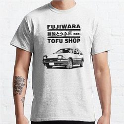 Initial D Fujiwara Tofu Shop AE86 Manga Classic T-Shirt Offical Store RB0812