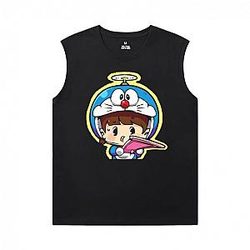 Doraemon T-Shirts Hot Topic Cat Basketball Sleeveless T Shirt WS2302