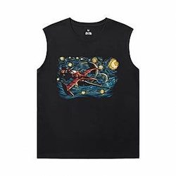 Cotton Tshirt Cowboy Bebop Sleeveless Round Neck T Shirt WS2302