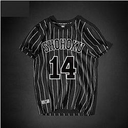 Slam Dunk Shohoku Mitsui Hisashi striped Tee Shirt WS2302