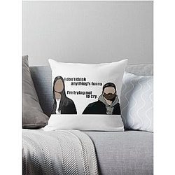 Shoresy Crying Throw Pillow