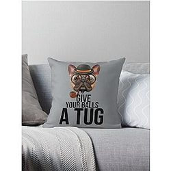 Shoresy For 2024 - shoresy give your balls a tug              Throw Pillow