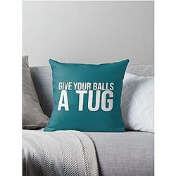 Shoresy For 2024 - shoresy give your balls a tug            Throw Pillow