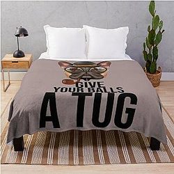 Shoresy For 2024 - shoresy give your balls a tug              Throw Blanket