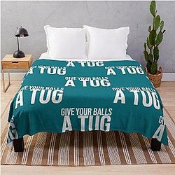 Shoresy For 2024 - shoresy give your balls a tug            Throw Blanket