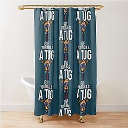 Shoresy For 2024 - shoresy give your balls a tug             Shower Curtain