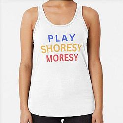 Play Shoresy Moresy - Color Racerback Tank Top