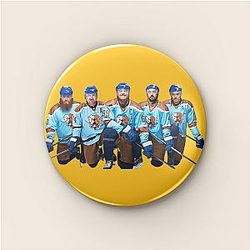 Here We Go Now Shoresy Star Shoresy Pins