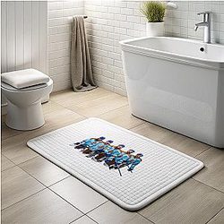 Here We Go Now Shoresy Star Shoresy Bath Mats