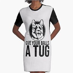 Shoresy For 2024 - shoresy give your balls a tug           Graphic T-Shirt Dress