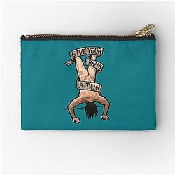 Give Your Balls a tug shoresy letterkenny Funny Pastor Glen Zipper Pouch