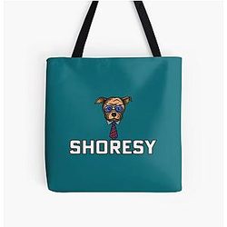 Shoresy For 2024 - shoresy give your balls a tug         All Over Print Tote Bag